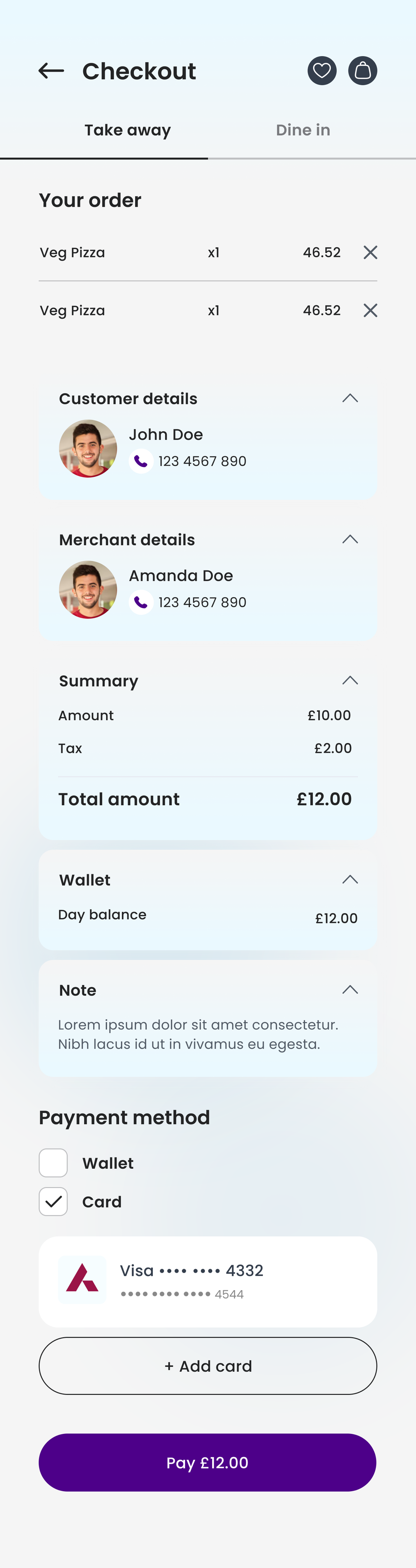 Pickauni checkout