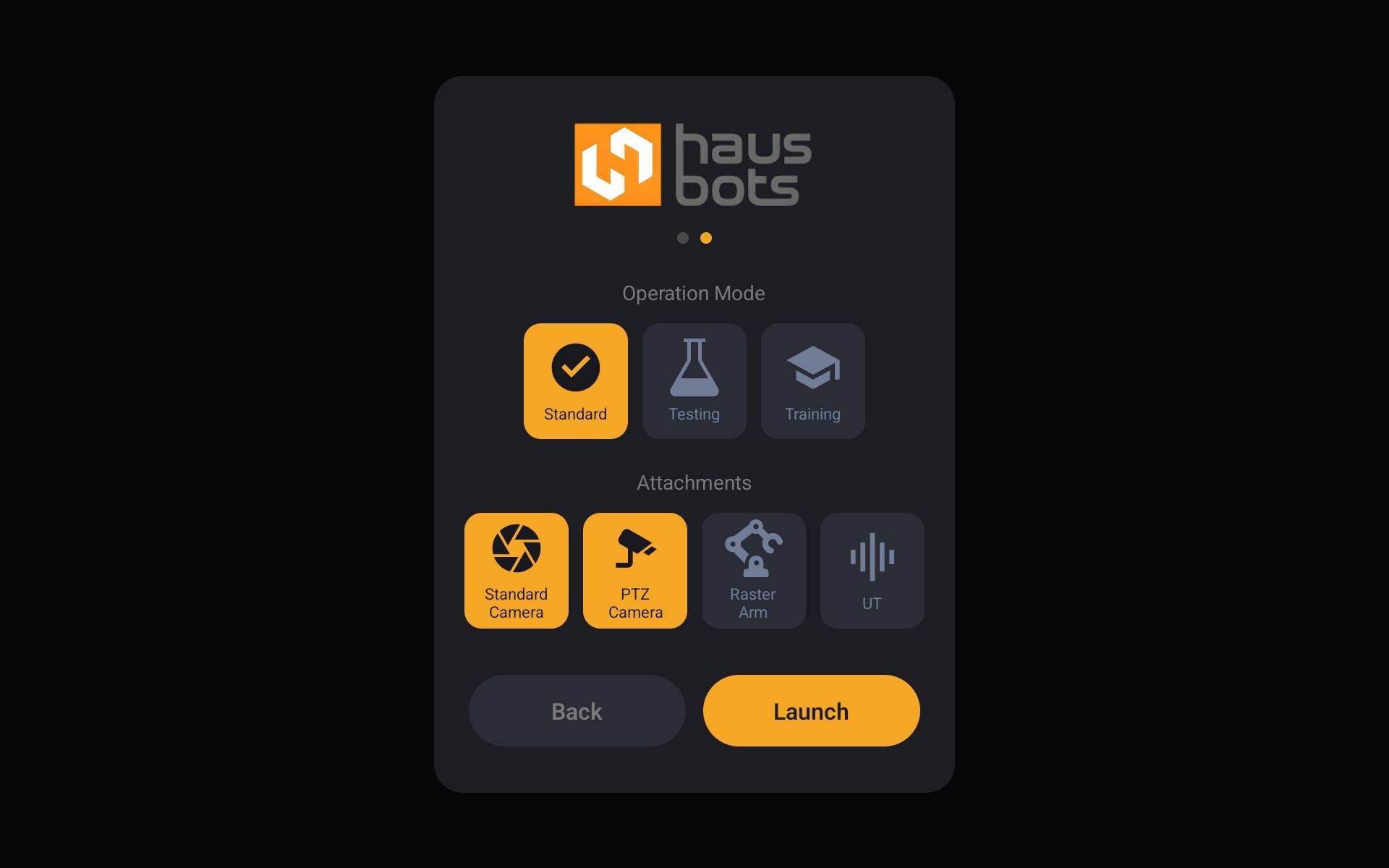 HausBots Launch Screen